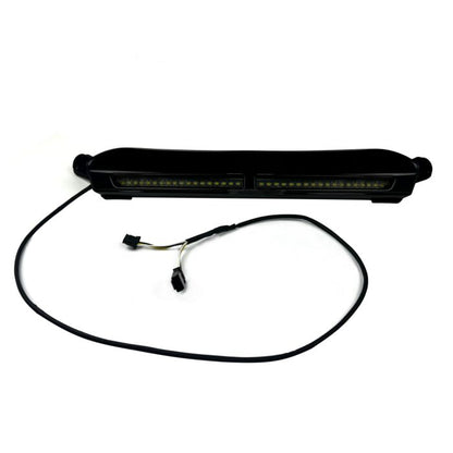 White DRL Center Windshield Trim for Rushmore Road Glide