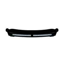 White DRL Center Windshield Trim for Rushmore Road Glide