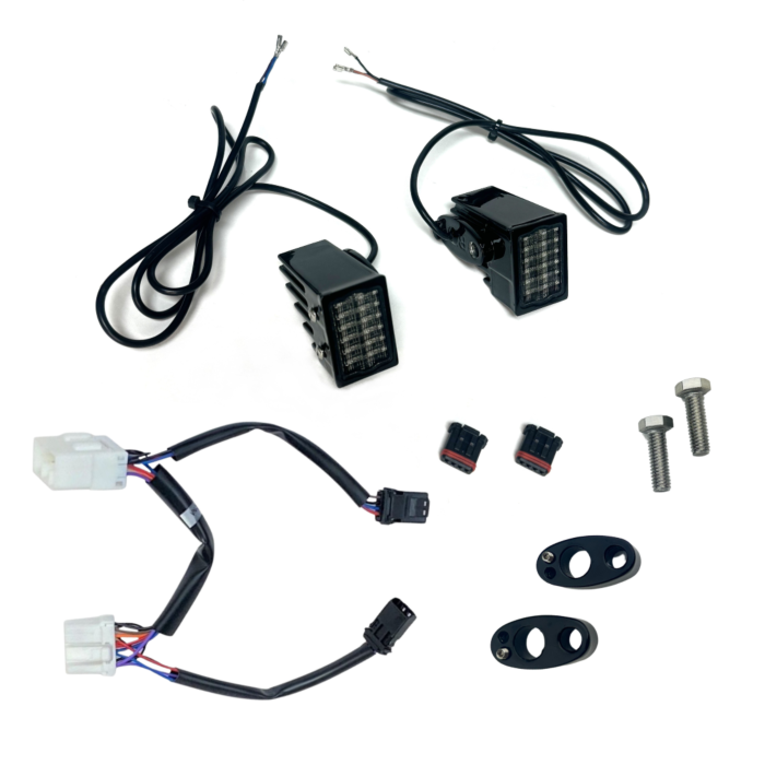 Rear Strut Mount LED Turn Signals for Dyna, Softail, & Sportster