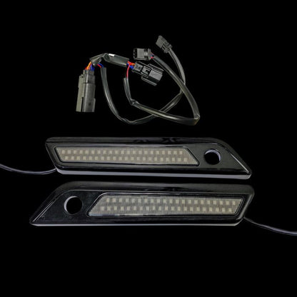 Saddlebag Latch Assembly with Auxiliary LEDs for Harley-Davidson® Motorcycles