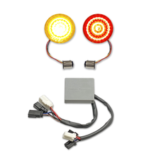 SMART XL Amber/Red LED 1157 Bullet Turn Signals with Controller