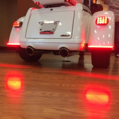 Low Profile Auxiliary LED Rear Fender Lights for TriGlide