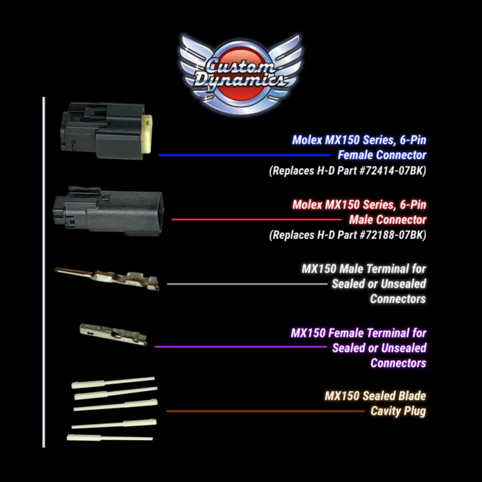 Molex MX-150 Series Male Pin (100-Pack)