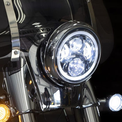 7" LED Motorcycle Halo Headlight with Wire Adapter Harley-Davidson®