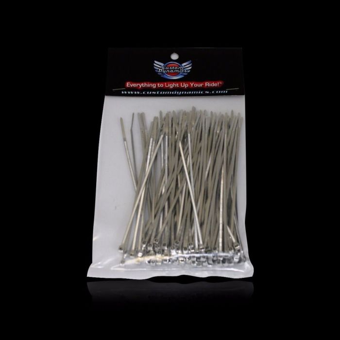 6 Inch Chrome Zip Ties