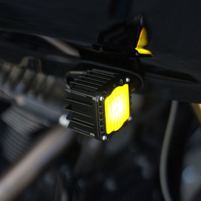 Shark Demon® LED Front Turn Signals for Rushmore Road Glide