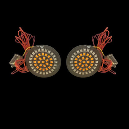 Genesis® 4 Amber/Red 1156 Rear Bullet Style LED Motorcycle Turn Signal Inserts