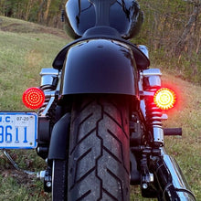 Genesis® 4 Solid Red LED 1157 Bullet Style Motorcycle Turn Signals