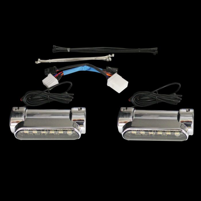 Crash Bar Lights with Auxiliary Run & Turn Signals for 1997-2013 Harley-Davidson® Motorcycles