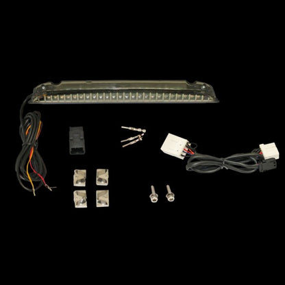 Auxiliary Run & Brake Air Wing Luggage Rack Light Bar for 1996-2013 Harley-Davidson® Motorcycles