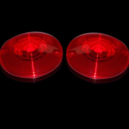 Flat Style Harley Turn Signal Lenses for Incandescent Bulbs