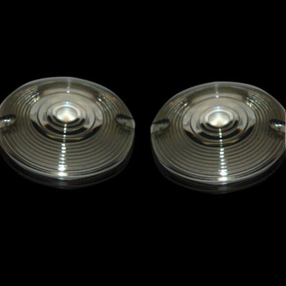 Flat Style Harley Turn Signal Lenses for Incandescent Bulbs