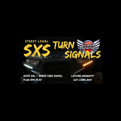 DOT Front LED Amber/White Turn Signals for SXS/UTV