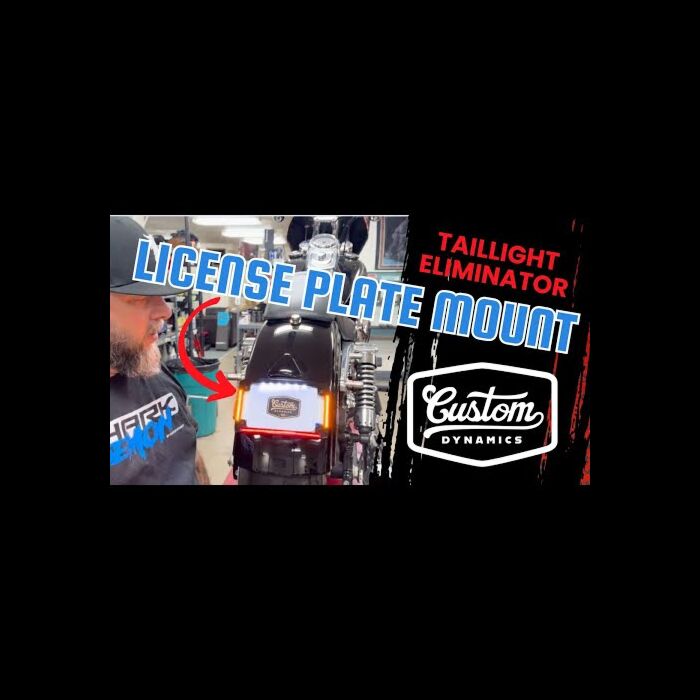 Taillight Eliminator License Plate Mount