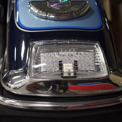 Rear Fender Tip LED Insert with Auxiliary Running Light for Harley-Davidson® Motorcycles