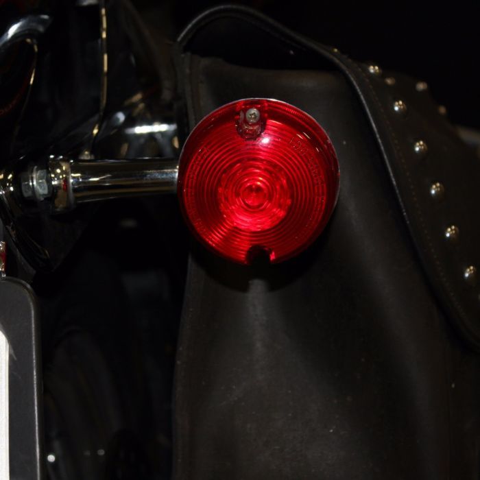 Old Style Bullet Turn Signal Lenses for Harley-Davidson Motorcycles