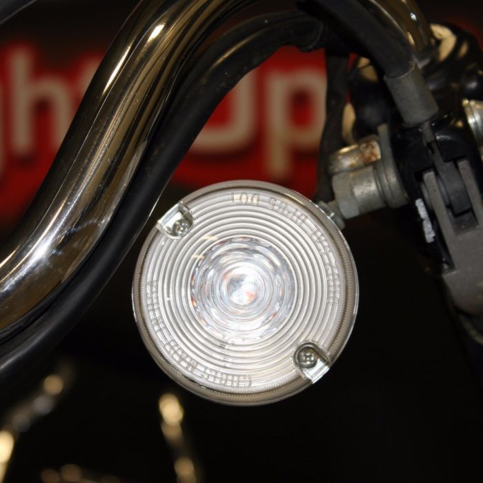 Old Style Bullet Turn Signal Lenses for Harley-Davidson Motorcycles