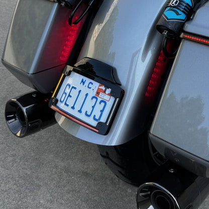 Open Unit Led All-In-One LED License Plate Kit for Street Glide & Road Glide – Custom ...