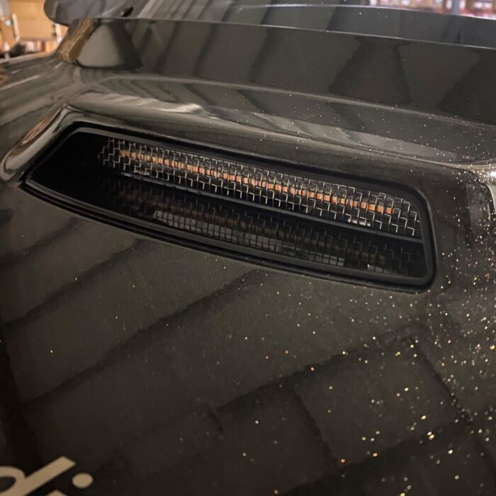 Dynamic LED Fairing Vent Insert for Indian Motorcycles
