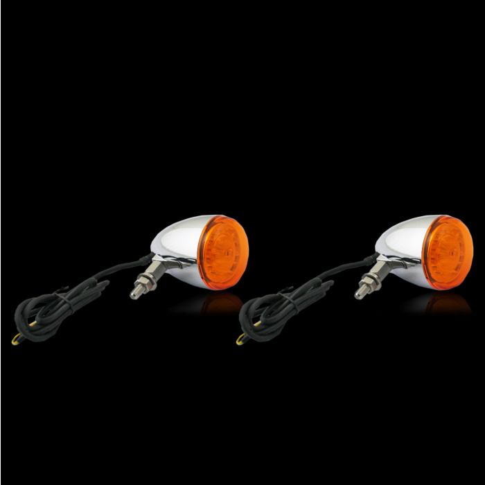 Complete ProBEAM® Solid Amber Universal Motorcycle Turn Signals