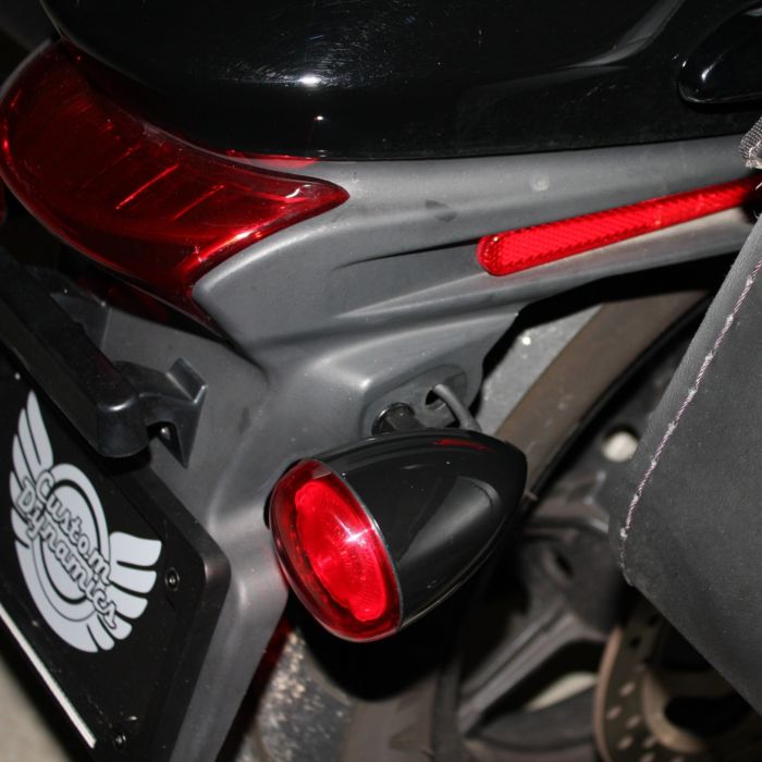 Complete ProBEAM® Red Universal Motorcycle Turn Signals