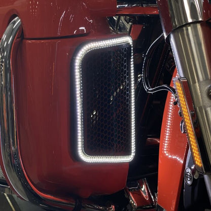 Auxiliary LED Lower Fairing Lights for 2006-2013 Touring