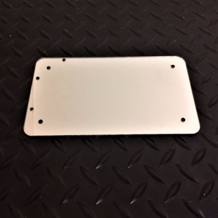 Plastic License Plate Backing Plates