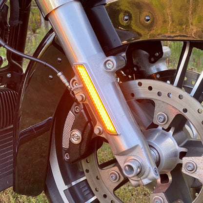 Run/Turn Auxiliary LED Fork Lightz™ for Harley-Davidson Motorcycles