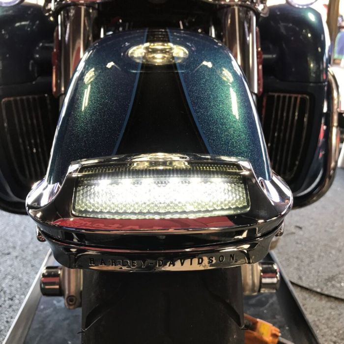 Front Fender Tip with Auxiliary Run Light for 2014-2024 Harley-Davidson® Motorcycles
