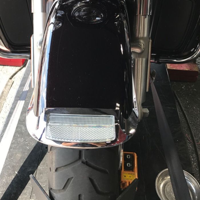 Front Fender Tip with Auxiliary Run Light for 2014-2024 Harley-Davidson® Motorcycles