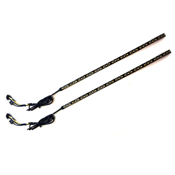 Dual Color Amber/White LED Universal Fairing Strips