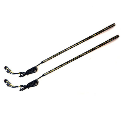 Dual Color Amber/White LED Universal Fairing Strips