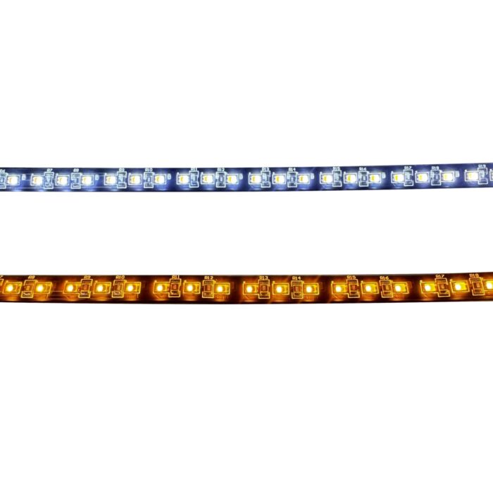 Dual Color Amber/White LED Universal Fairing Strips