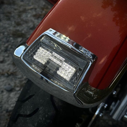 Front Fender Tip LED Insert with Auxiliary Running Light for Harley-Davidson® Motorcycles