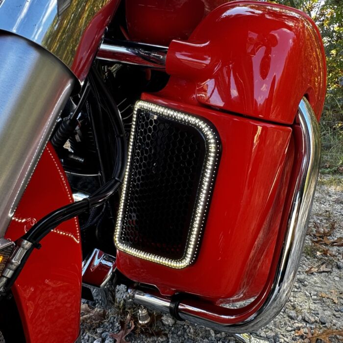 Auxiliary LED Lower Fairing Lights for 2006-2013 Touring