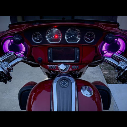 ProGLOW™ LED Speaker Lights for Harley-Davidson® Boom!™ Audio Stage II Systems