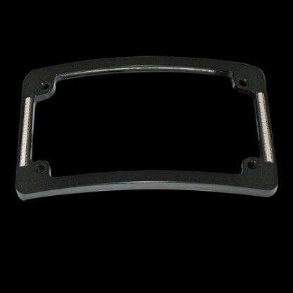 Tri-Radius Auxiliary LED License Plate Frame for Harley-Davidson® Motorcycles