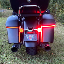 Run, Brake & Turn Auxiliary LED Saddlebag Lights for Chieftain & Dark Horse Indian Motorcycles