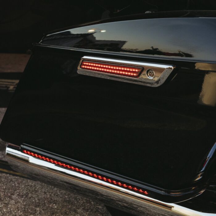 Auxiliary Run, Brake & Turn Saddlebag Side Marker LED Light Bars