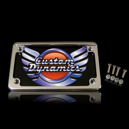Horizontal Motorcycle Plate Frames with LED Tag Illumination