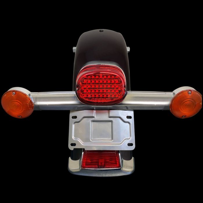License Plate Relocation Mount for Harley-Davidson® Turn Signal Bar