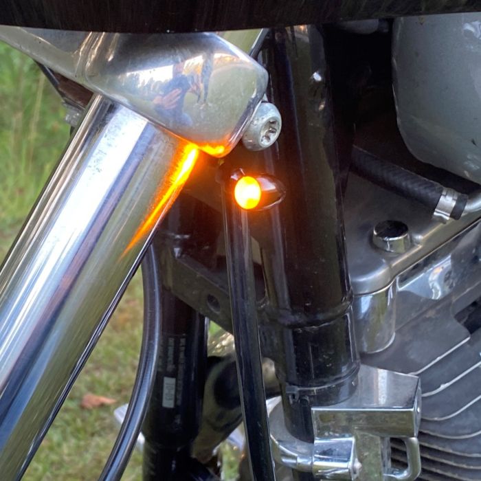 Run & Turn Signal Front Micro Bullet LED Turn Signals