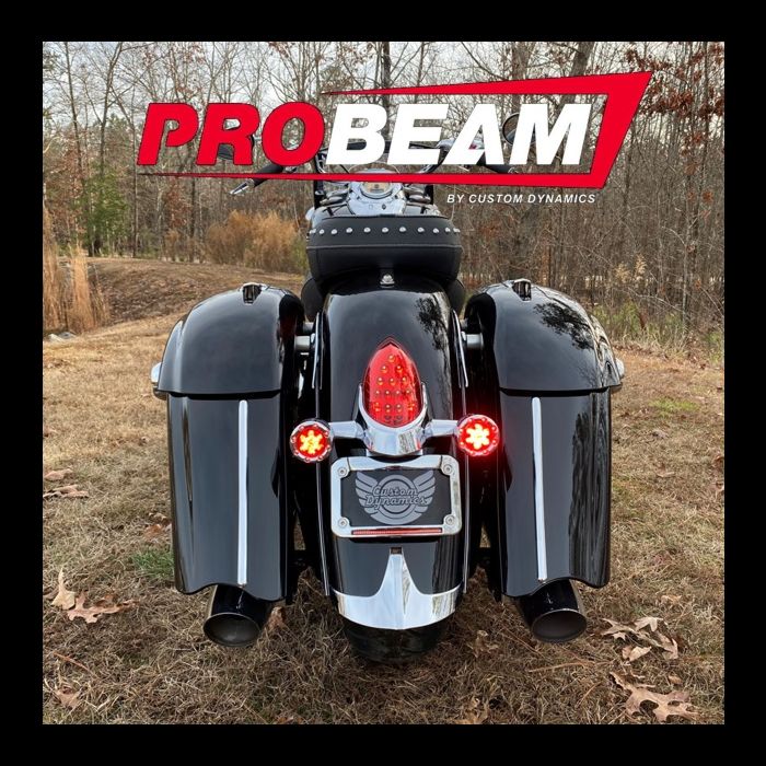 ProBEAM® Bullet Ringz™ Rear LED Turn Signals for Indian Motorcycles