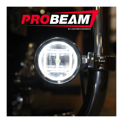 ProBEAM® Auxiliary LED Halo Fog Lamps for 1997-2013 Harley-Davidson® Motorcycles