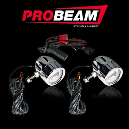 ProBEAM® Universal Auxiliary Motorcycle LED Halo Fog Lamps