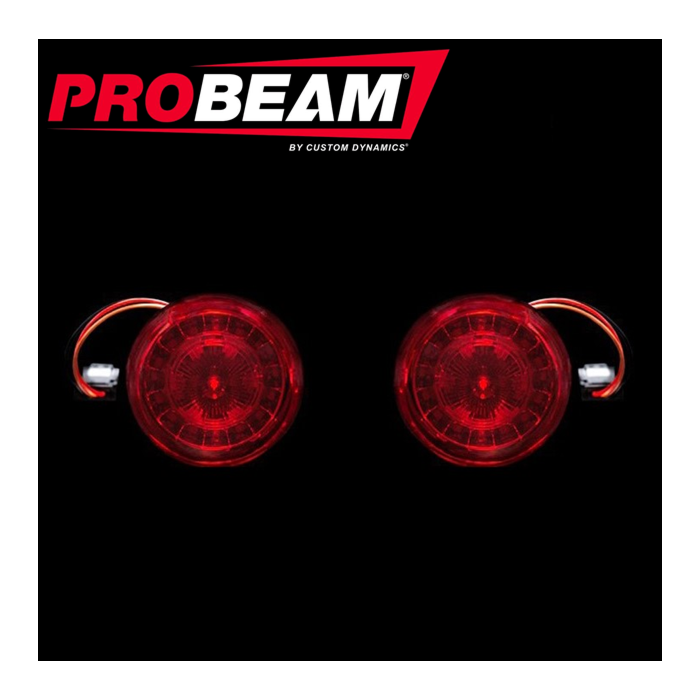 ProBEAM® Red Ring JAE LED Inserts with Red Lenses for 2018-2022 FLSB & 2016-2017 FXSE