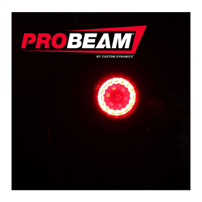 ProBEAM® Red Ring JAE LED Inserts with Red Lenses for 2018-2022 FLSB & 2016-2017 FXSE