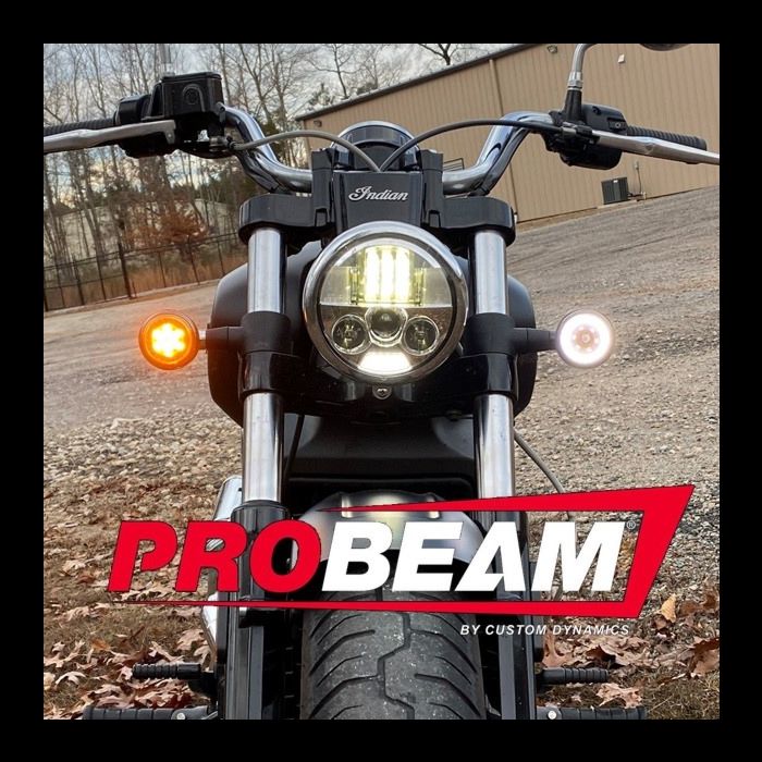 ProBEAM® Dynamic Ringz™ Front Turn Signals for Indian Scout Models