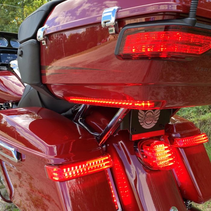 Auxiliary Run & Brake LED Side Arms for 2006-2013 Harley Tour-Pak®
