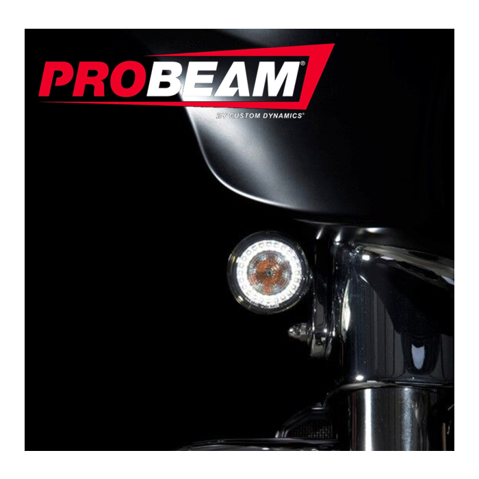 ProBEAM® JAE Amber/White LED CVO™ Turn Signals with Choice of Lens